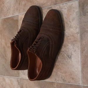 Allen Edmonds Strand cap toe mens Oxfords dark brown size 9 1/2